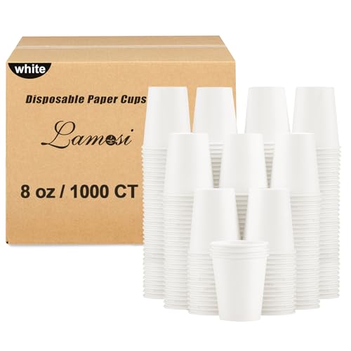 1000 Pack Paper Cups 8 oz (8oz-1000Pack)