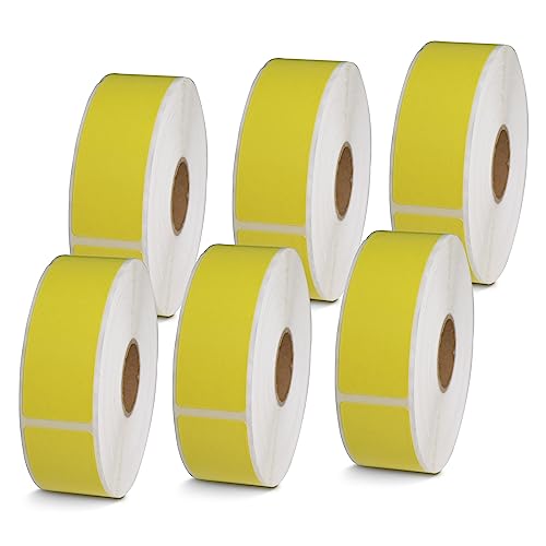 1" x 3" 25 mm x 43 mm (1 in x 3 in / Yellow)