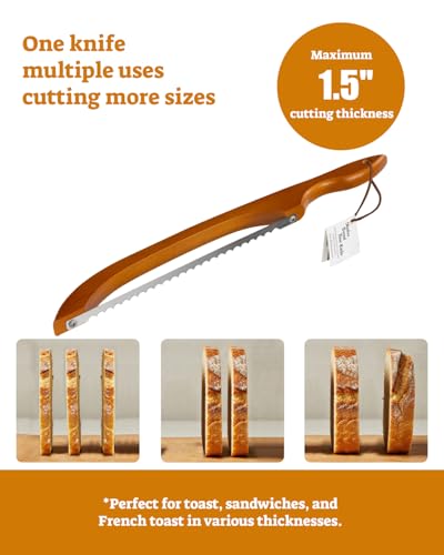 16.5" Bread Slicer (Light Brown)