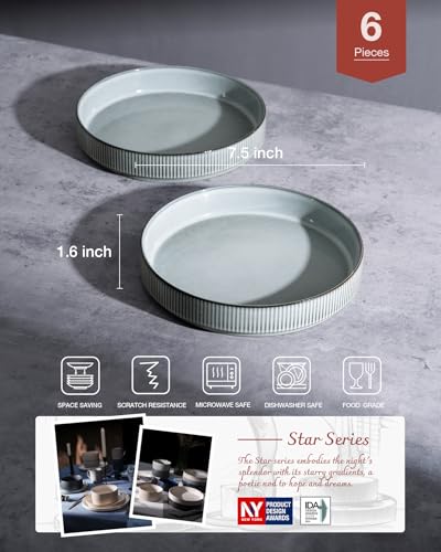 Star 7.5" Pasta Bowls Set of 6 (6 Count)