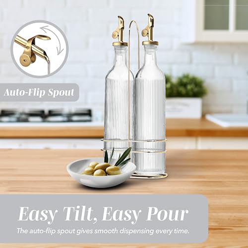 Glass Olive Oil Dispenser Bottle