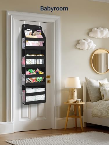 5 Tier Over the Door Organizer (Black / 5 Tier)
