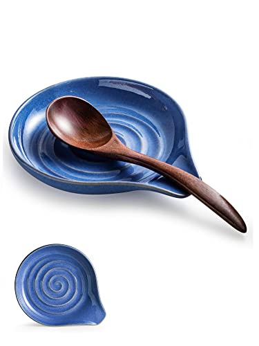 Spoon Rest Large Ceramic Spoon Holder for Stove Top
