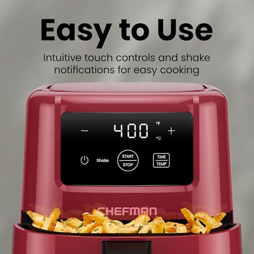2 Qt Mini Air Fryer (2 Quart / Red)