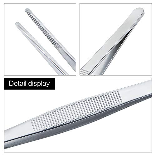 6.5 Inch Kitchen Tweezers Fine Tweezer Tongs (6.5" Tweezers)