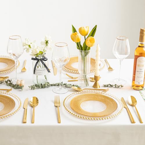Gold Silverware Set for 12 (60-Piece / Gold)
