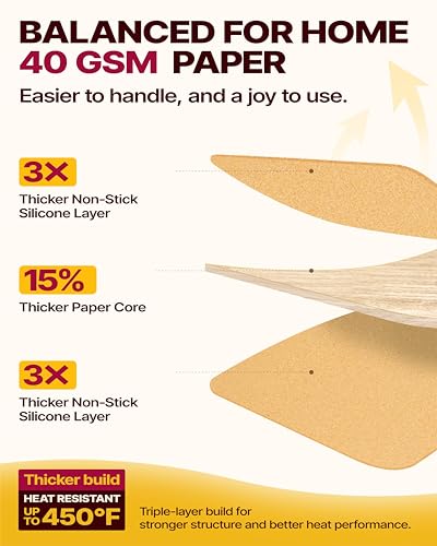12x16 Inch Parchment Paper Sheets 360PCS (12x16 Inch 360 Pcs)