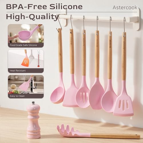 Kitchen Utensils set (Pink)