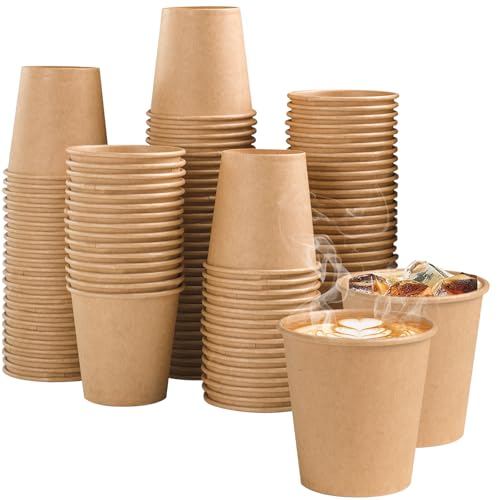 100 Count 3 oz Kraft Paper Cups (Kraft-3oz-100pack)