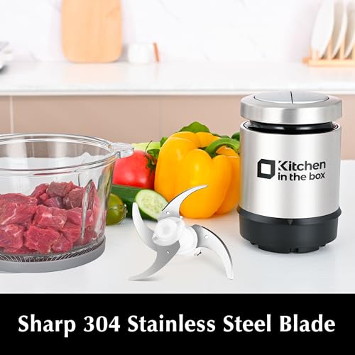 3cups Mini Food Processors (Silver / 3cups)