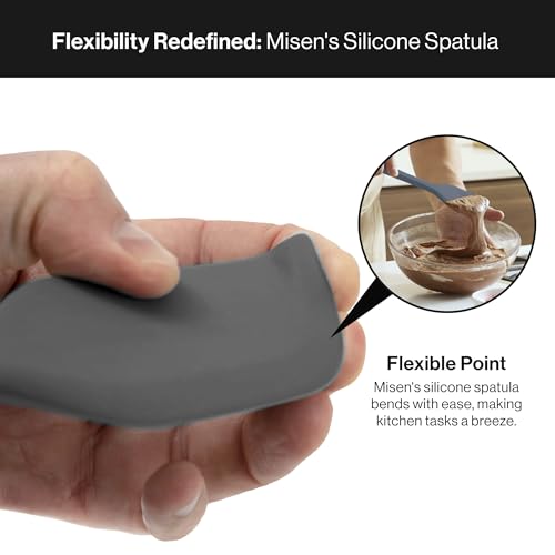 Nonstick Safe Silicone Spatula (Gray)