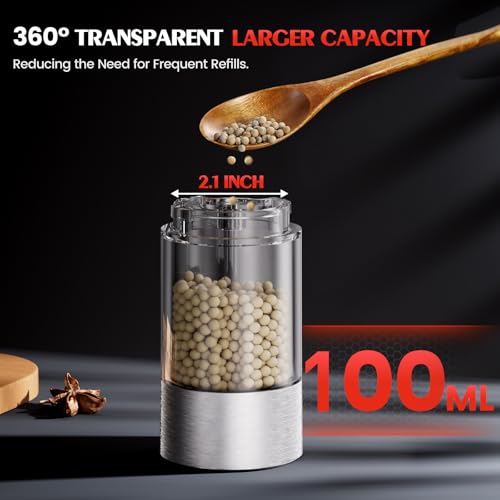 Electric Salt and Pepper Grinder (Stainless Steel)