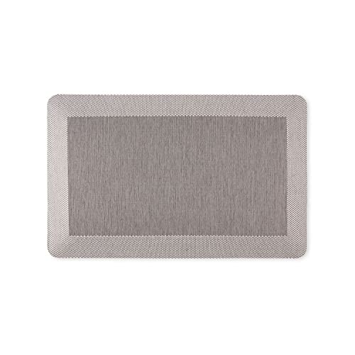 Mira Modern Heathered Anti (Grey / 19.6"L x 19.6"W x 0.5"Th)