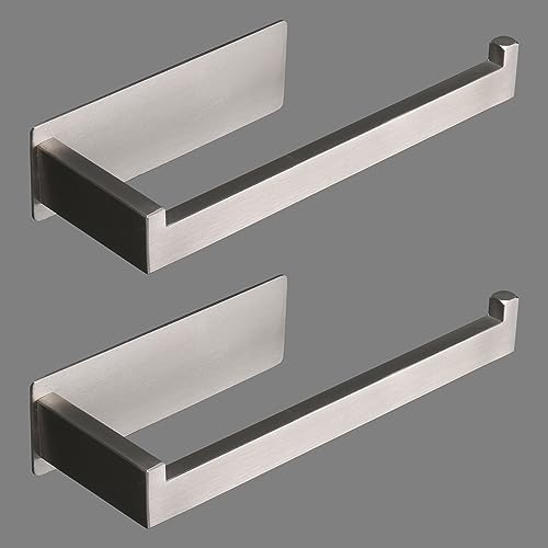 Hand Towel Holder (2 Pack 9 In / Brushed Nickel)