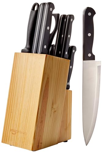 14 Piece High Carbon Stainless Steel Kitchen Knife Set with Full Tang Construction
