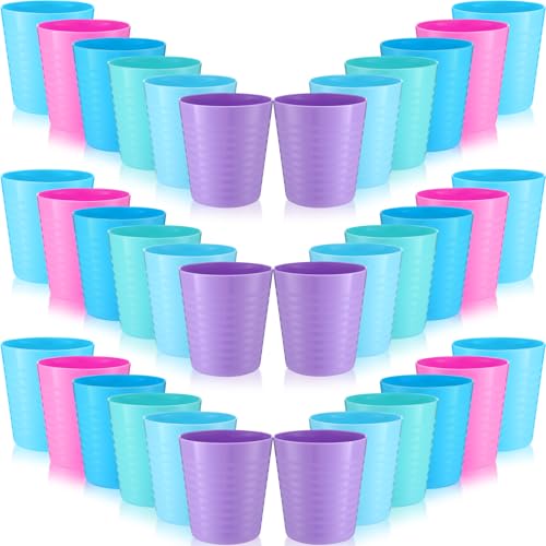 36 Pcs Kids Plastic Cups 8 oz Drinking Toddler Cups (Fresh)