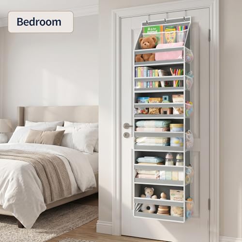 7 Tier Over the Door Organizer (Grey / 7 Tier)