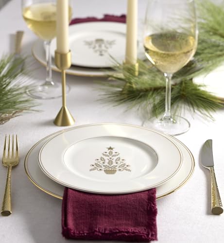Federal Gold Christmas Accent Plates (Christmas Accent Plates, Set of 4)