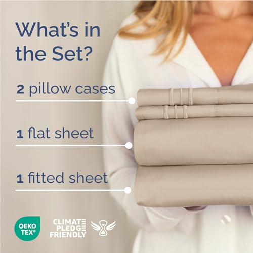 Full Size 4 Piece Sheet Set (12 - Cream / Full)