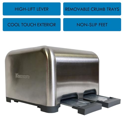 Kenmore Toaster 4 Slice (Silver)