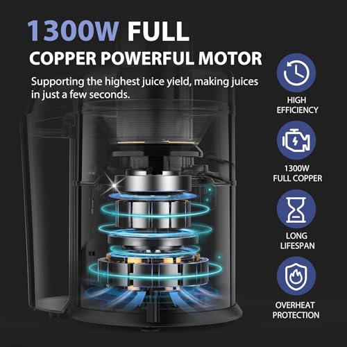 1300W KOIOS Centrifugal Juicer Machines (Blue)