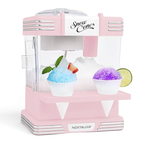 Retro Snow Cone Maker (Table Top / Pink)