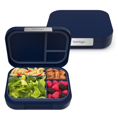 Modern Adult Bento Lunch Box with 3 (Navy)