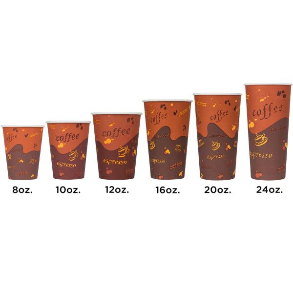8 oz Coffee Cups (8 OZ / Café Theme)