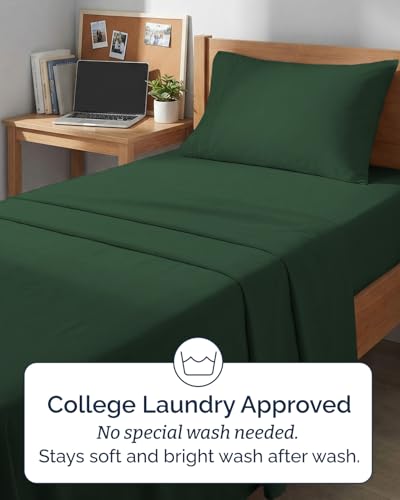 Twin XL 3 Piece Sheet Set (17 - Emerald Green / Twin XL)