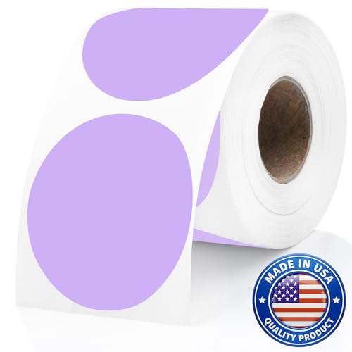 Purple Thermal Labels (Purple / 300 Stickers)