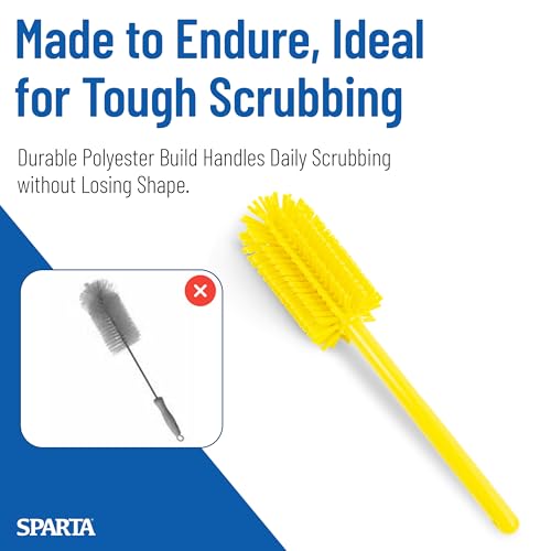 Large Water Bottle Brush Ideal for Wide (Yellow)