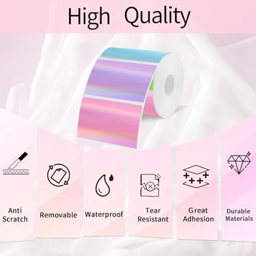 3x2 Inch Holographic Thermal Labels (Holographic- 5 Colors / 2*3 inch)