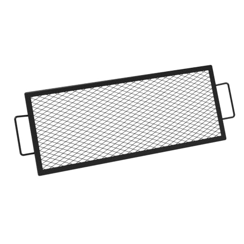 Heavy Duty Rectangular Fire Pit Grill Grate with X (36-INCH)