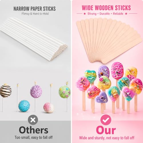 Popsicle Sticks and Bags with Ties (Cake pop sticks)