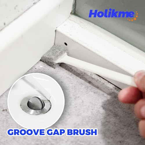 Dish Brush Cleaning Brush Set for Cleaning Groove Gap (Azul)
