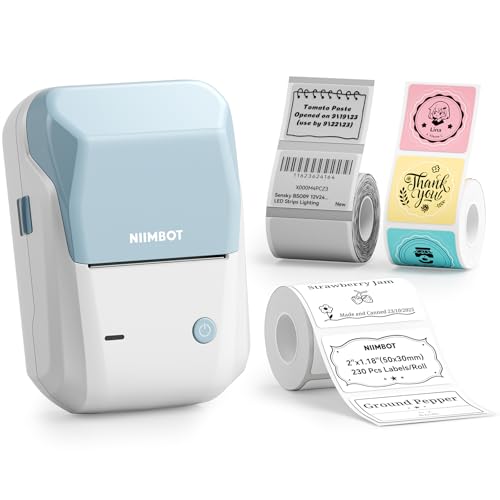 B1 Label Maker with Tapes Set (Sky Blue)