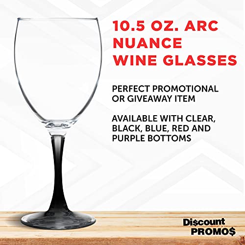 Nuance Wine Glasses by ARC 10.5 oz. Set of 10 (10 Count)