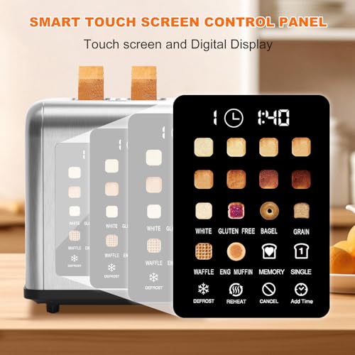 2 Slice Toaster Touch Screen