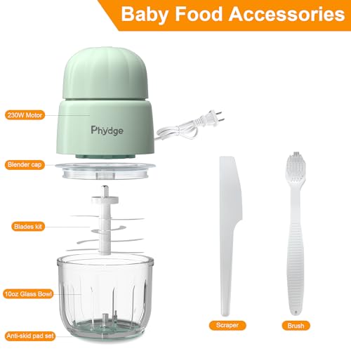 Baby Food Maker for Baby Puree Foods Fruit Vegetable Meat (Green)