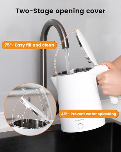 Electric Kettle Stainless Steel (White)