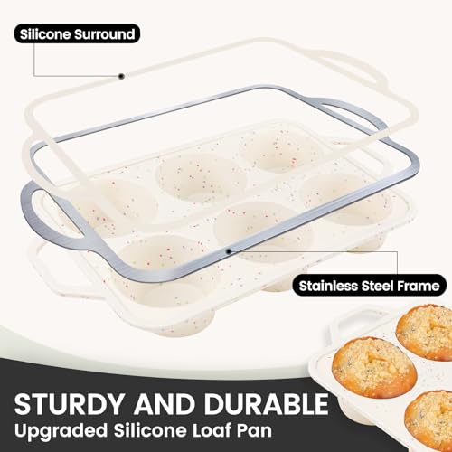Jumbo Muffin Pan with Metal Reinforced Frame (Jumbo)