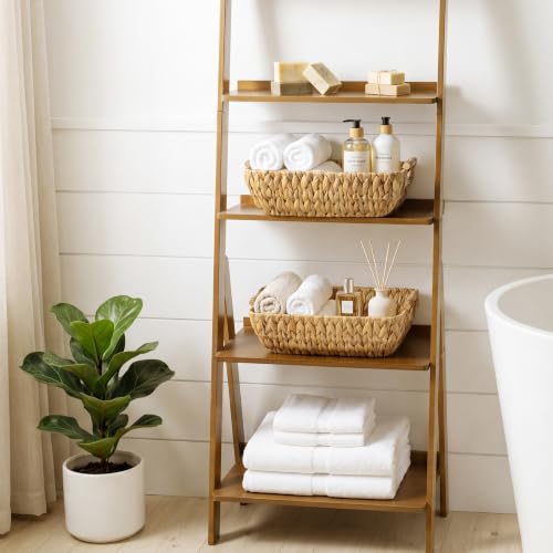 Wicker Baskets for Organizing (Natural(Water Hyacinth) / Medium)