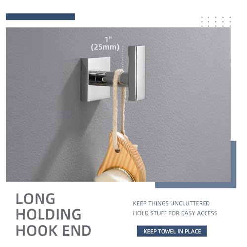 Bathroom Towel Hook (Polished Chrome)