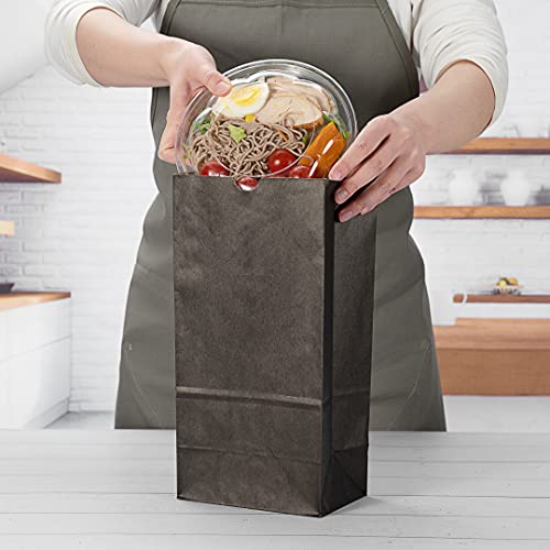 Bag Tek 8lb Paper Bags (8 lb / Black)