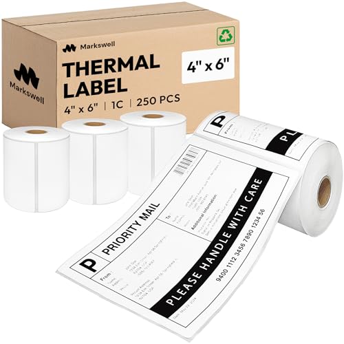 4"x6" Direct Thermal Printer Labels (1000 Count)