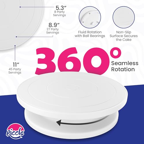 94 pcs Cake Decorating Kit with Cake Turntable (94 Count)