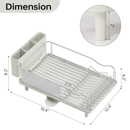 Dish Drying Rack (Light Green)