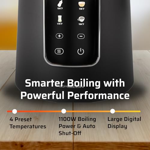 LCD Electric Kettle 1100W (EK Black LCD)