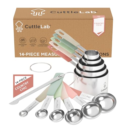 Measuring Cups and Measuring Spoons Set of 14