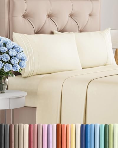 Full Size 4 Piece Sheet Set (10 - Off White / Full)